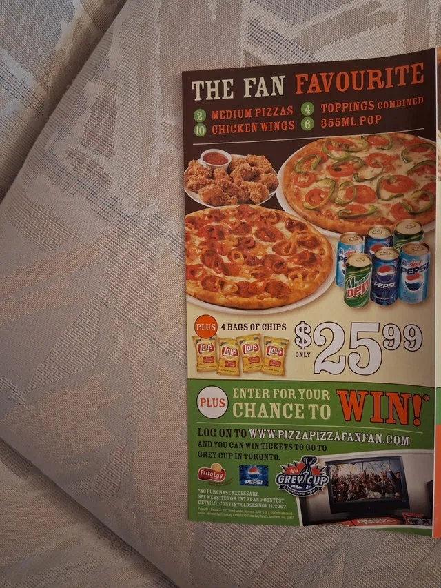 Vintage 2007 Pizza Pizza Coupon Flyer - Kids Love Cheese Promo - photo 3