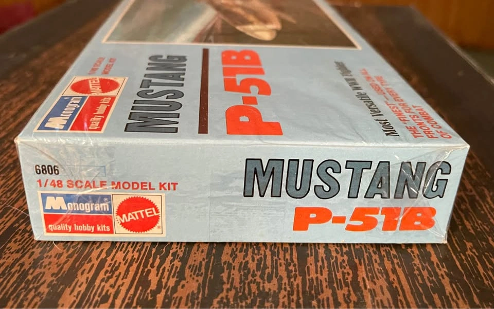 Mustang P-51B model - vintage find - photo 4