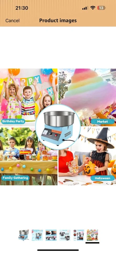 Electric Cotton Candy Maker - photo 4