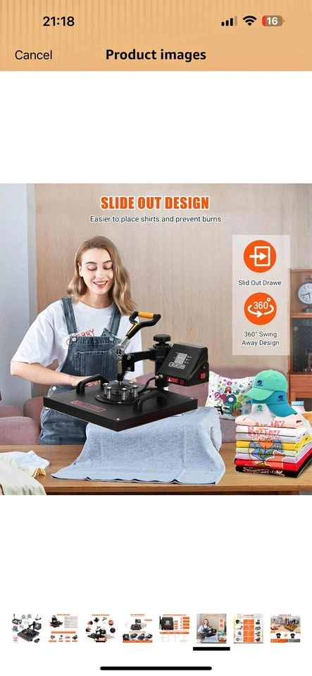 15 x 15 inch Heat Press Machine