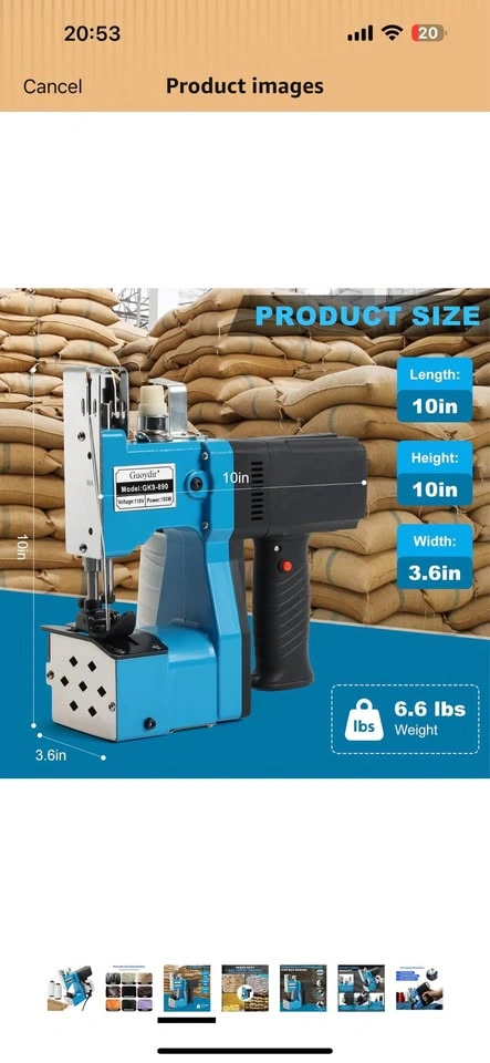 Handheld Sewing Machine - photo 4