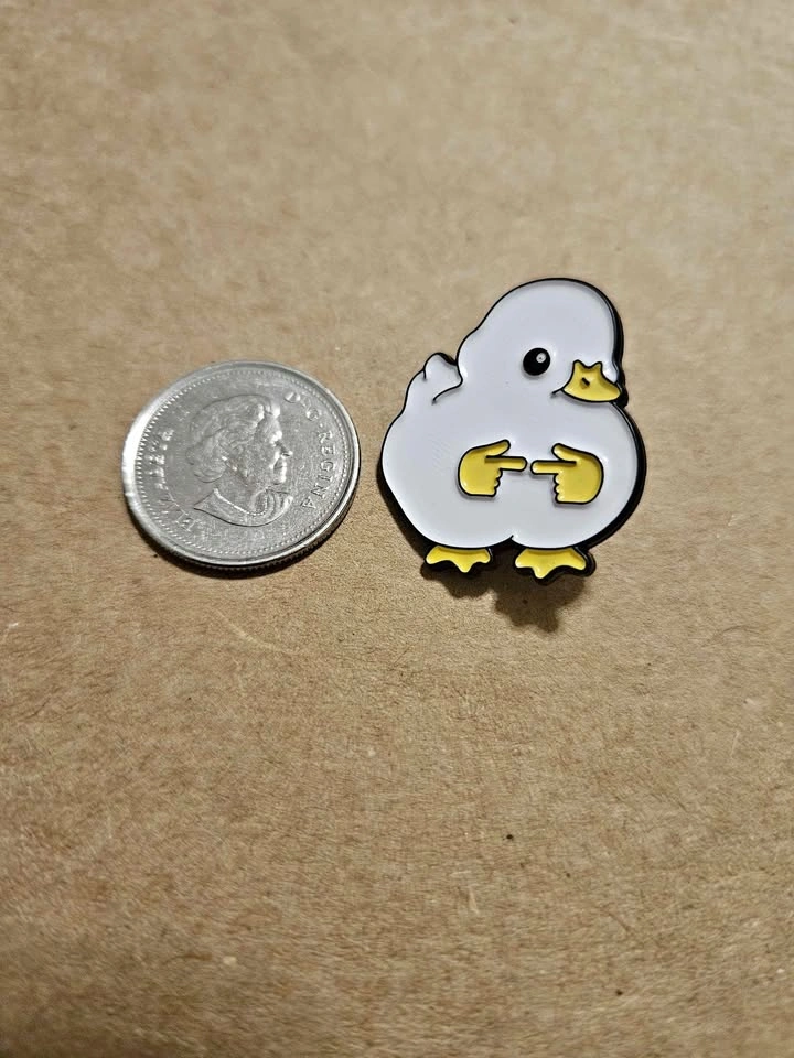 Silly Meme Duck Pin