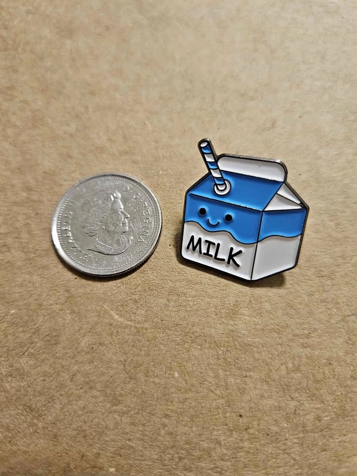 Cute Milk Box Pin