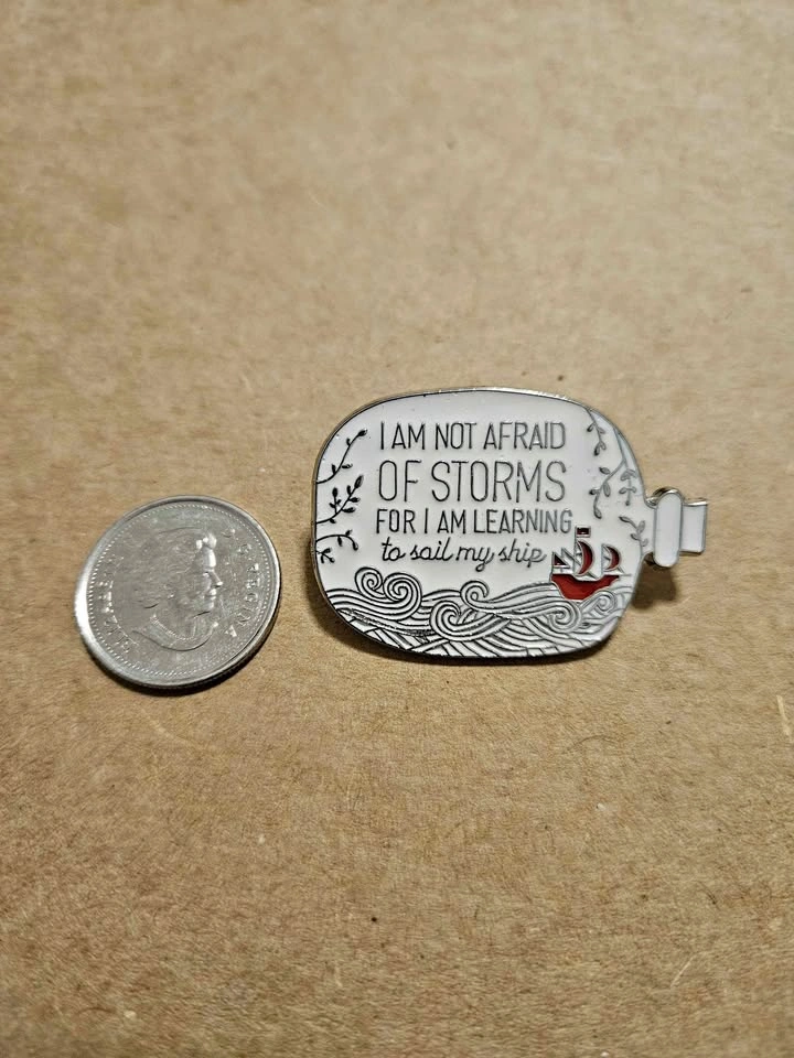 Ship in a bottle/ Inspirational Pin