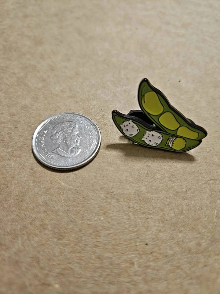 Cute 3 Peas in a Pod Cat Pin