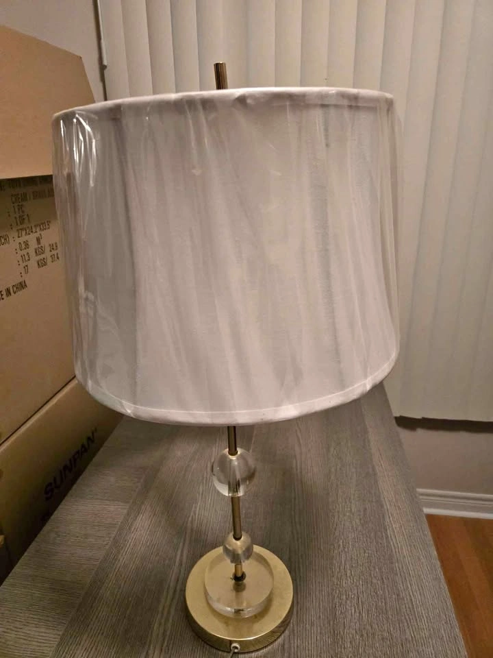 Vintage Brass Table Lamp