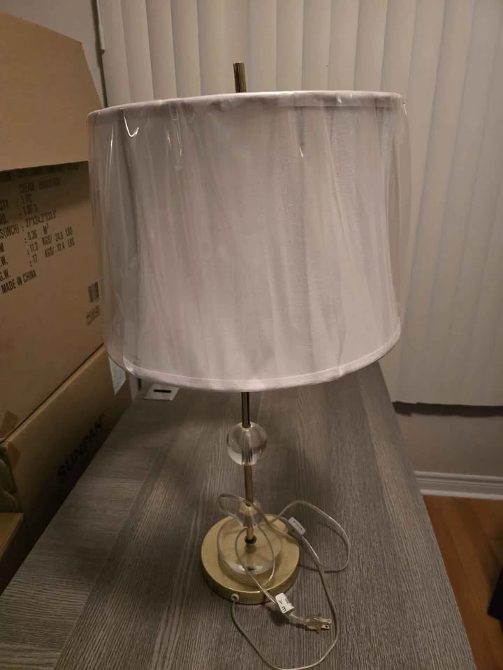 Vintage Brass Table Lamp - photo 3