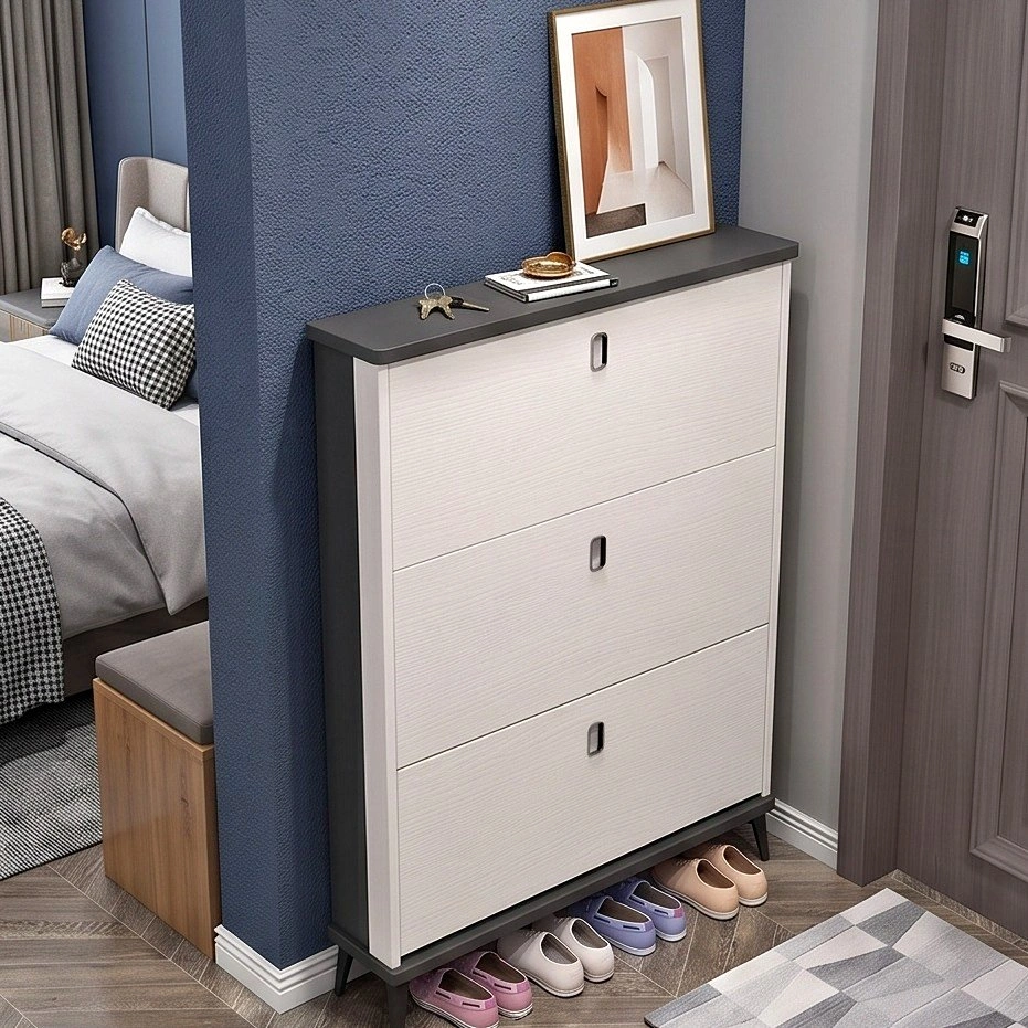 Entryway Shoe Storage Cabinet - Scandinavian Style