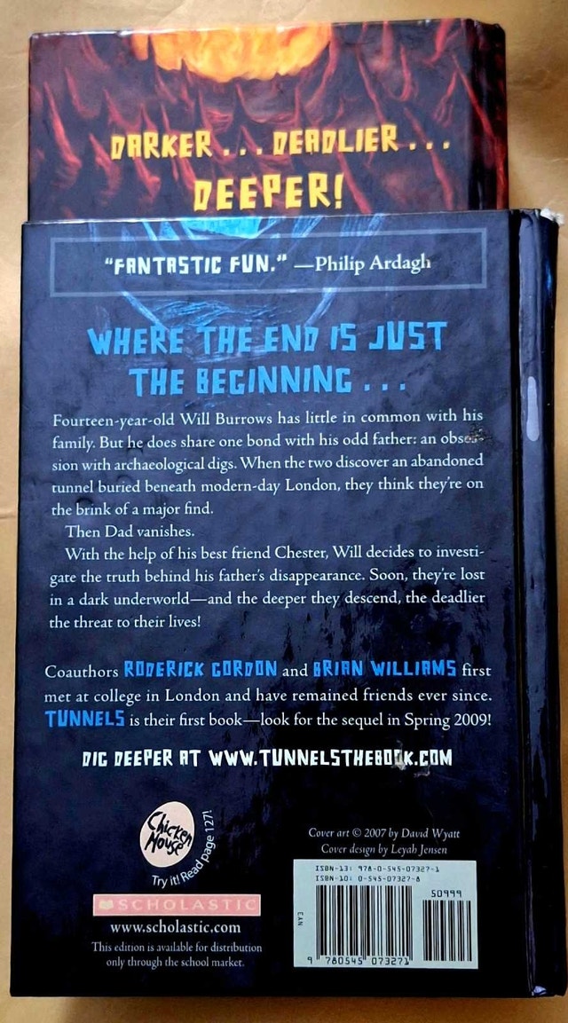 1st 2 Novels in the Best Selling 'Tunnels' series. - photo 3
