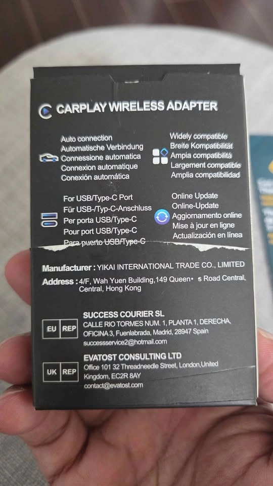 Ancvet Wireless CarPlay Android Auto Adapter - photo 2