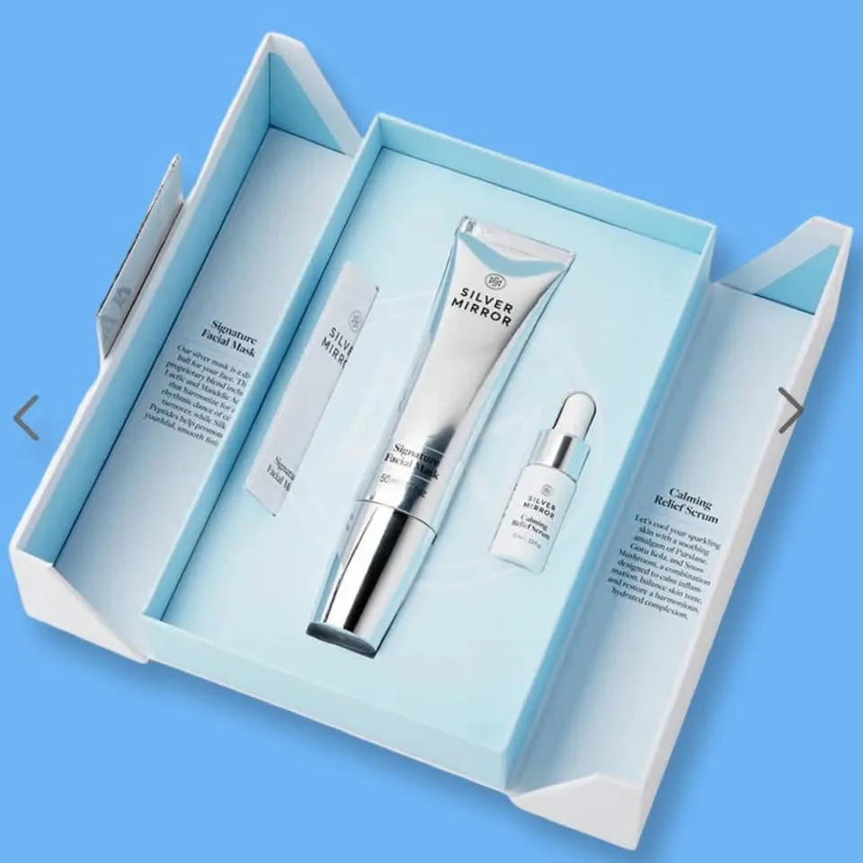 Silver Mirror Facial Mask - New in Box image indicator(2)