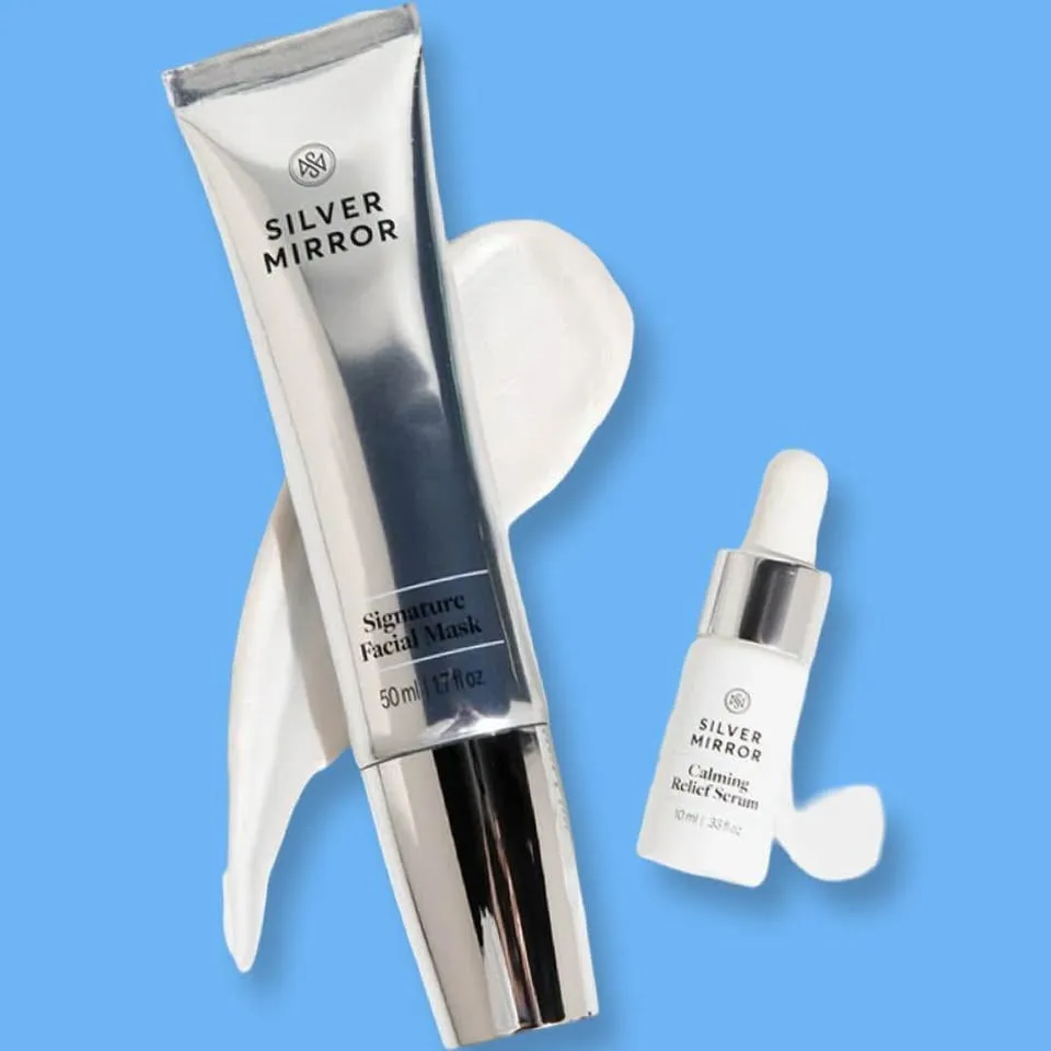 Silver Mirror Facial Mask - New in Box image indicator(3)