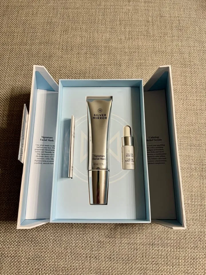 Silver Mirror Facial Mask - New in Box image indicator(6)