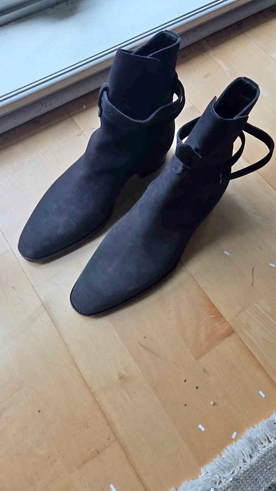Saint Laurent Mens High Top Dress Shoes - Size 10