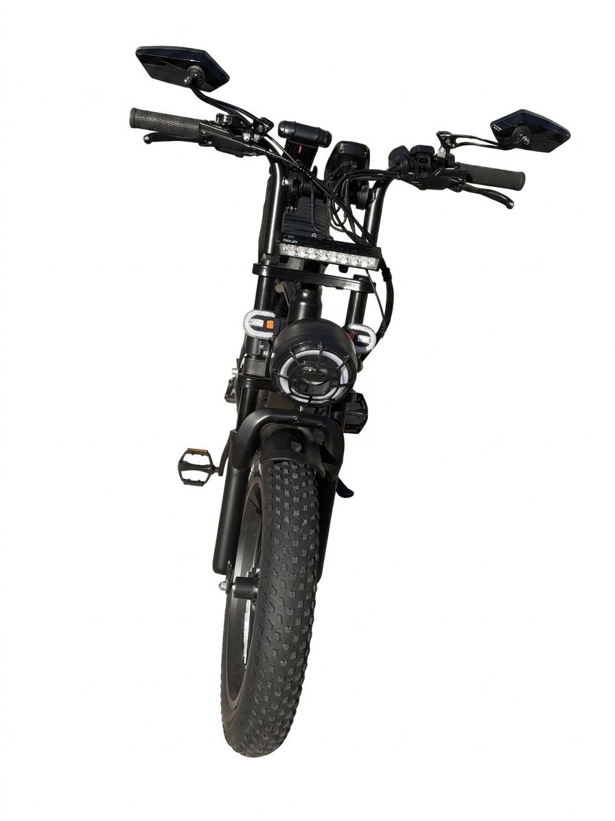 TST R002 PLUS 20" 1500W Full Suspension Moped E-Bike - photo 3