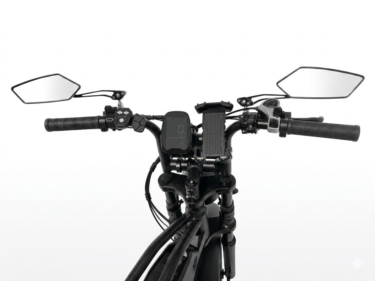 TST R002 PLUS 20" 1500W Full Suspension Moped E-Bike - photo 4