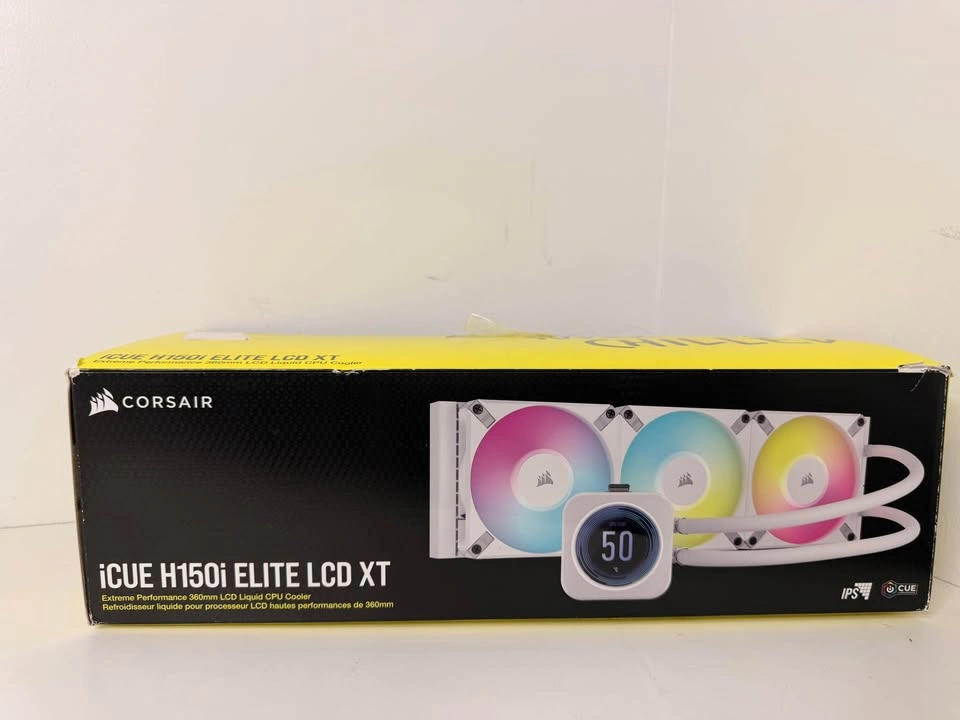 Corsair iCUE H150i ELITE LCD XT White 360mm AIO Cooler - photo 5
