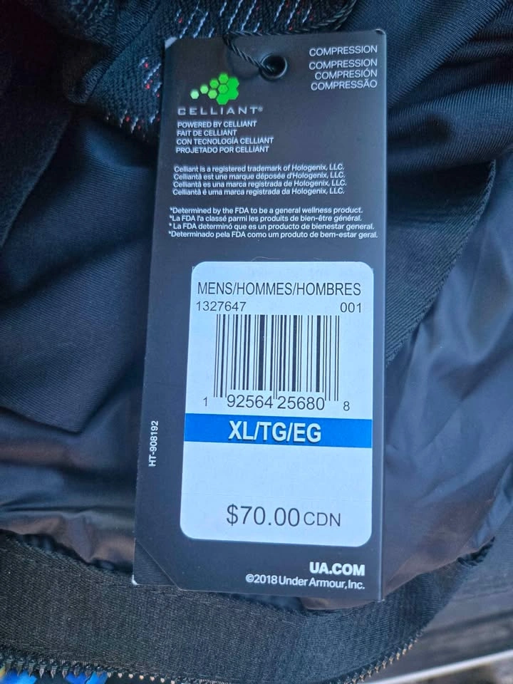 Under Armour Men's Celliant Compression Pants. BNWT. XL. - photo 5
