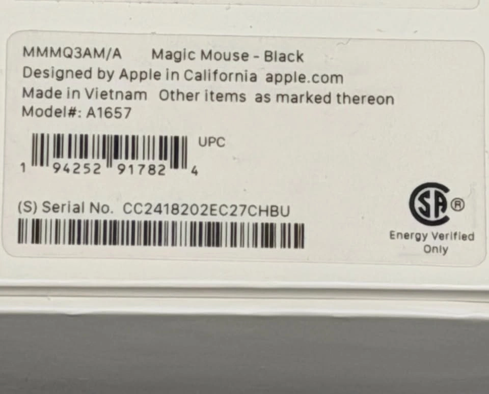 Brand New, Open Box Black Apple Magic Mouse - photo 5