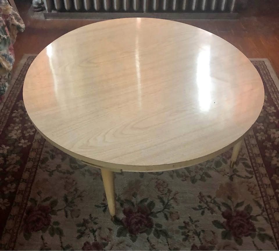 Vintage Blonde Coffee Table one More Week
