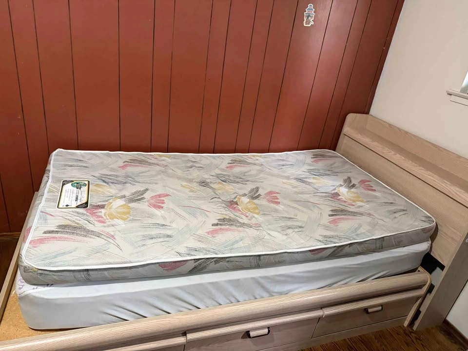 Twin Bed Frame with Drawers and Mattresses - photo 3