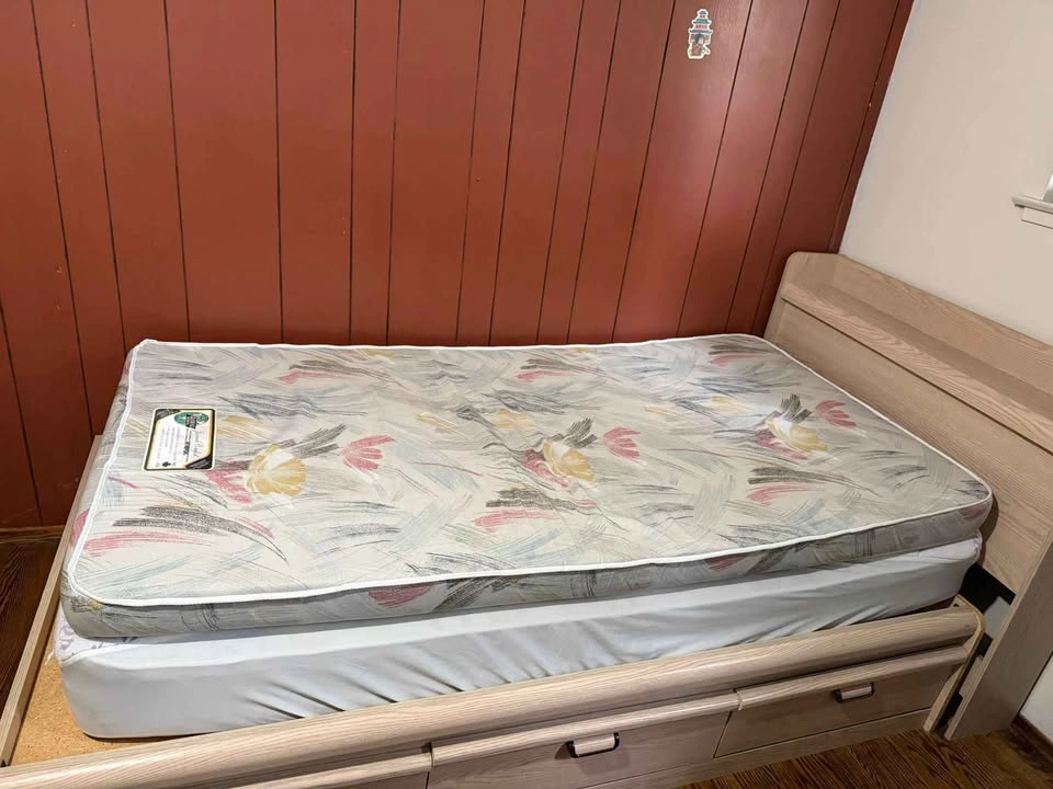 Twin Bed Frame with Drawers and Mattresses - photo 4