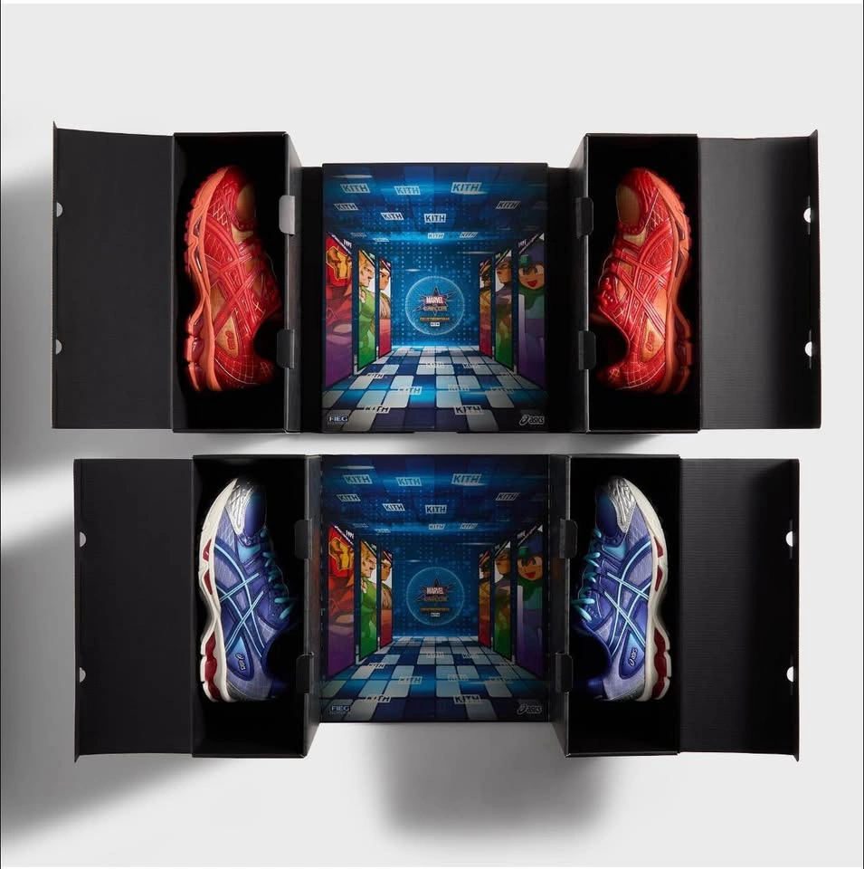 Marvel vs. Capcom Kith x ASICS Gel-Nimbus 10.1 Iron Man vs. Mega - photo 2