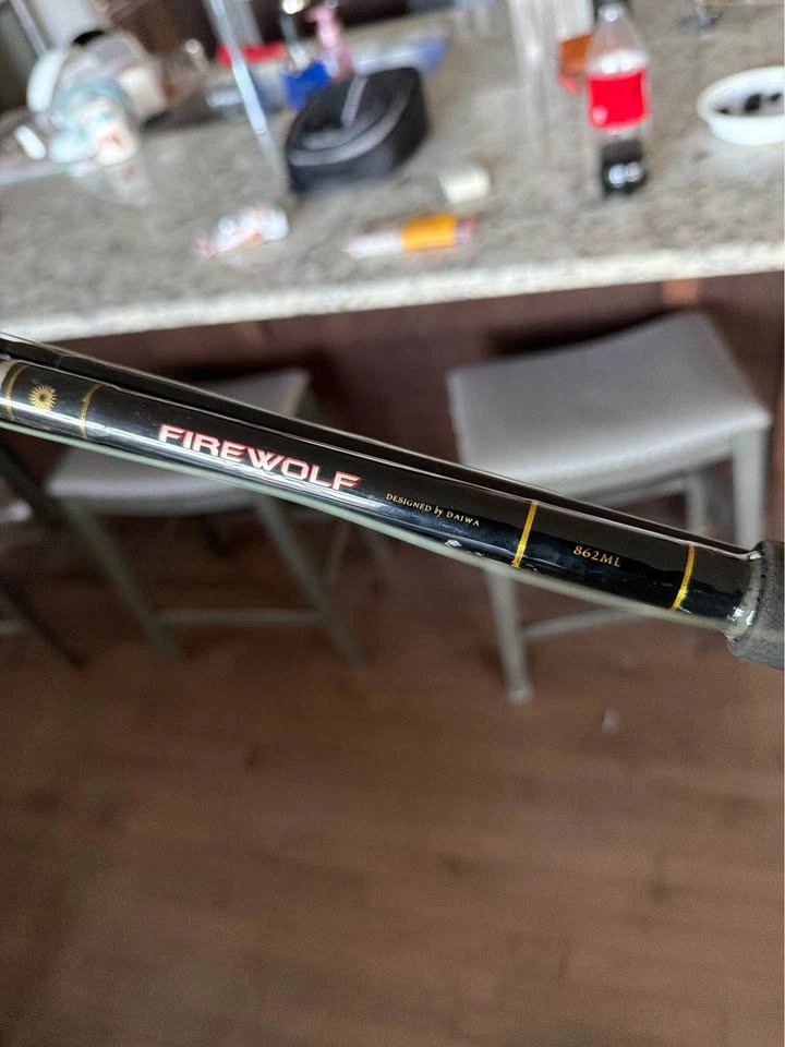 Shimano Moocher Plus 2000GT Reel + Daiwa Firewolf Rod Combo - photo 2