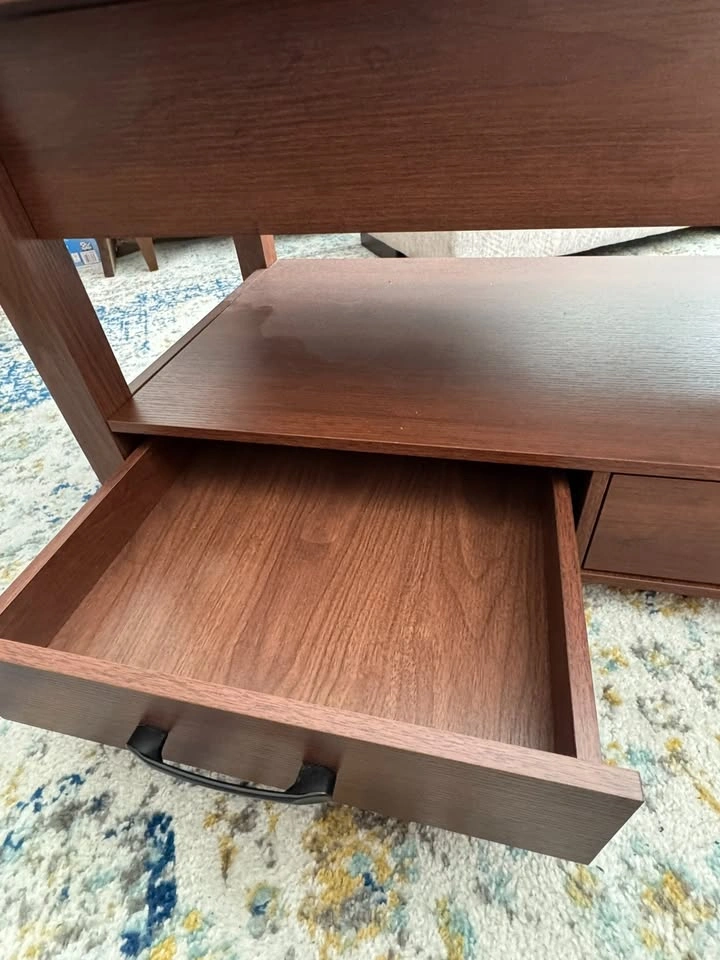 Expandable Coffee Table with Storage - photo 3