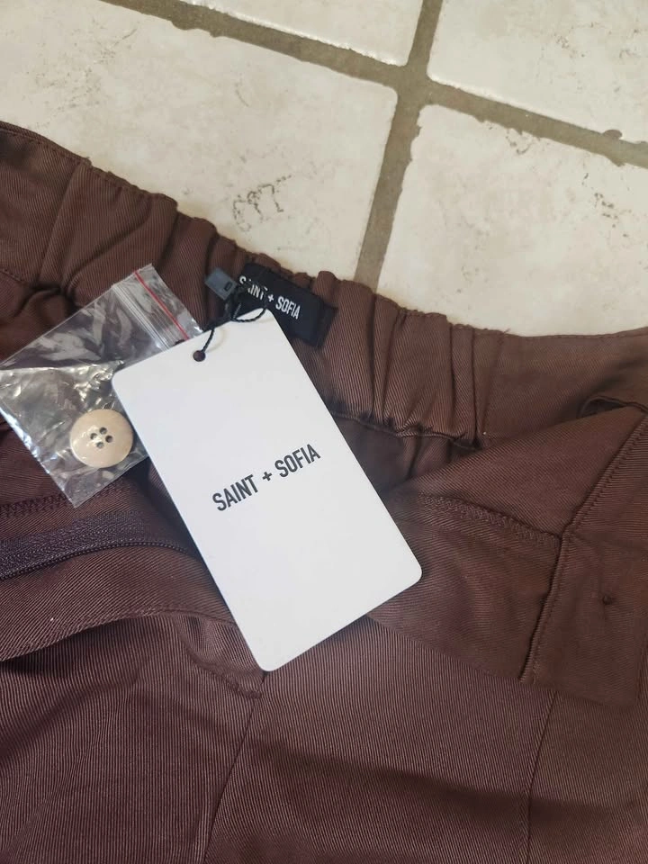 BNWT Saint + Sophia Wide Legged Trousers US4 - photo 3