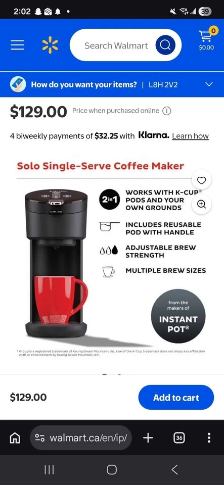 Instant Pot Solo Single Serve Coffee Maker - photo 3