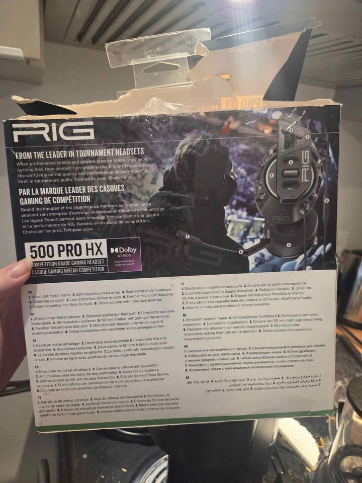 RIG ® 500 PRO HX G2 Gaming Headset - Black - photo 2
