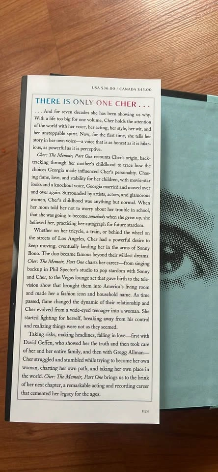 Cher - Part One: The Memoir - photo 2