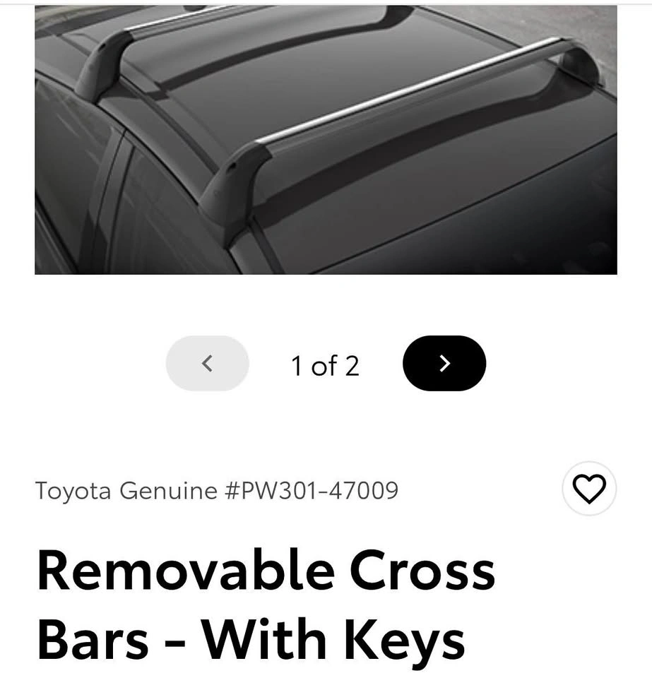 Roof racks for Toyota 2022 Prius