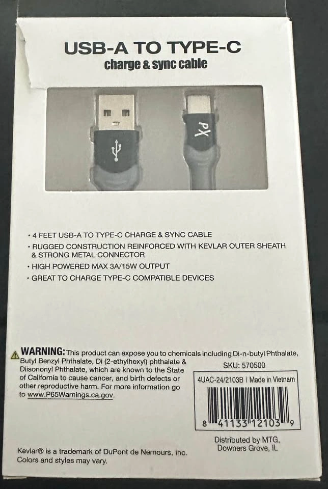 USB-A to TYPE-C charging cord - photo 2