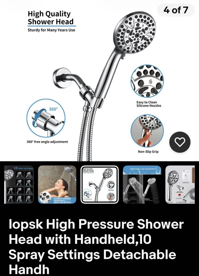 Lopsk 10 Function Shower Set - Brand New in Box - photo 3