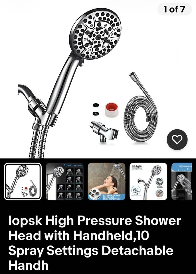Lopsk 10 Function Shower Set - Brand New in Box - photo 4