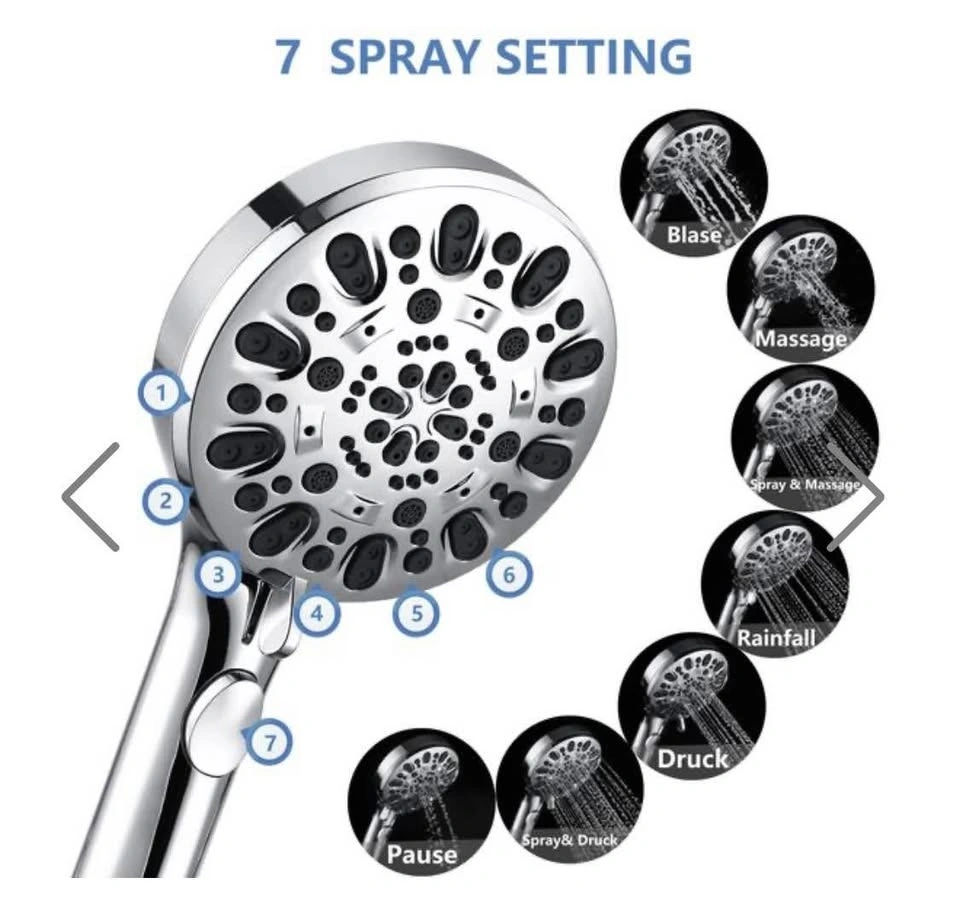 Lopsk 7 Settings Shower Head - photo 4