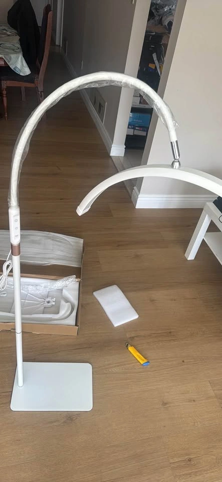 LED Half Moon Floor Lamp with Remote - photo 3