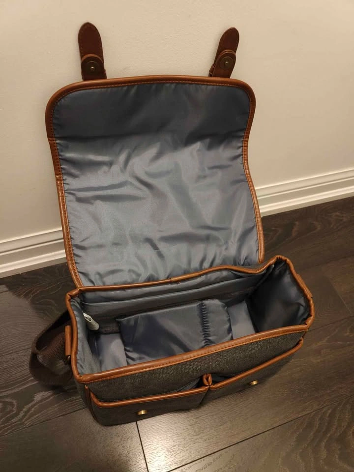 Canon Canvas & Leather Camera Bag - Great Condition - photo 2