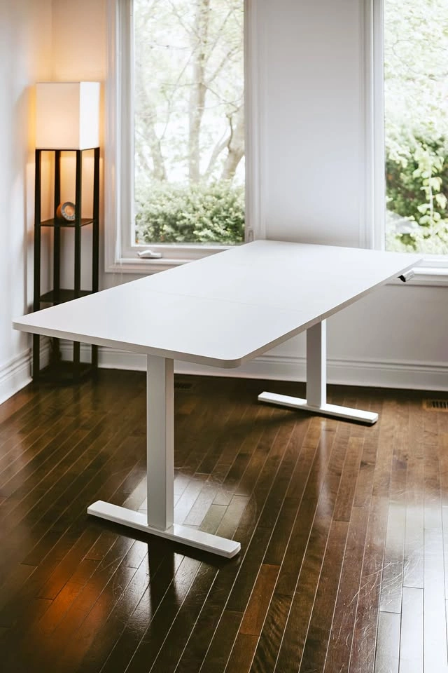 Large White Standing Desk Electric (70.9" x 35.5")