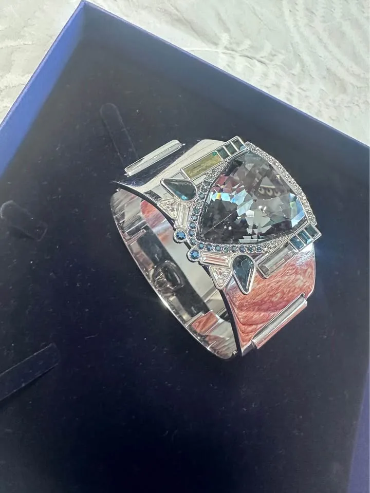 Swarovski Bracelet– Silver and gold Tone image indicator(3)