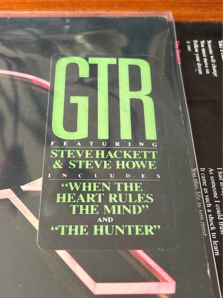 Vintage GTR Vinyl LP Album Record 1986 - photo 3
