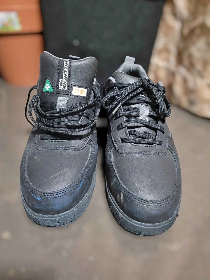 Skechers Steel Toe Slip-ins: Arch Fit Court Break