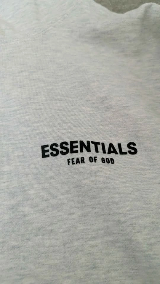 Essentials light oatmeal hoodie small - photo 3