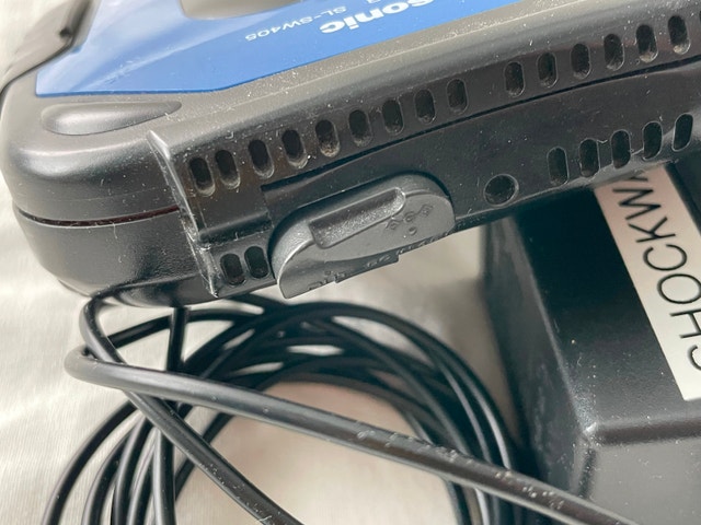 Panasonic Shockwave Portable CD Player SL-SW405 Blue +AC Adapter - photo 3