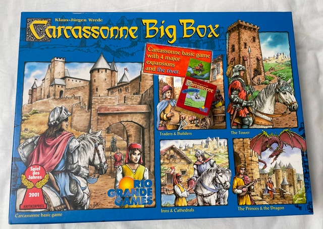 Carcassonne Big Box 1st Edition 2006 & The River II Expansion