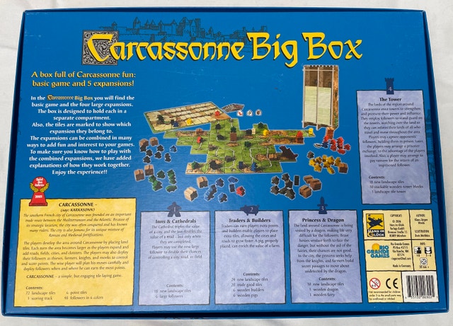 Carcassonne Big Box 1st Edition 2006 & The River II Expansion - photo 2
