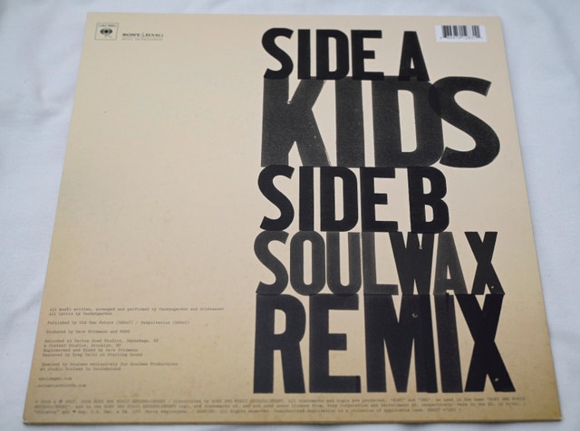 MGMT Kids 12" Vinyl Record Single UK Original + Soulwax Remix - photo 2