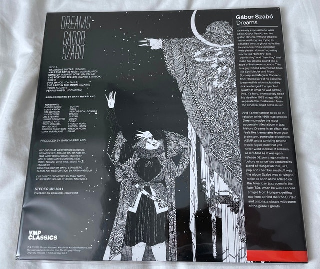 Gábor Szabó Dreams (Vinyl Me, Please VMP) 12" Vinyl Record - photo 2